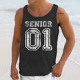 Senior 01 Class Of 2001 Retro College High School Graduation Unisex Tank Top
