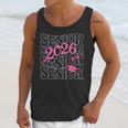 Senior 2026 Class Of 2026 Coquette Pink Bow Graduation Moms Unisex Tank Top