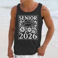 Senior 2026 Floral Flowers Class Of 2026 Graduation Kids Unisex Tank Top
