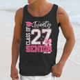 Senior 2027 Class Of 2027 Pink Coquette Bow Graduation Girl Unisex Tank Top