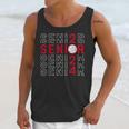 Senior Class Of 2024 Graduation 2024 Maroon Basketball Unisex Tank Top