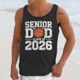 Senior Dad Class Of 2026 Cute Basketball Dad Graduation 2026 Unisex Tank Top