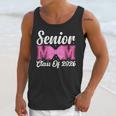 Senior Mom Class Of 2026 Pink Coquette Bow Graduation Unisex Tank Top