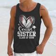 Senior Sister Class Of 2026 Baseball Graduation Heart Unisex Tank Top