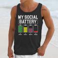 My Social Battery Introverted Low Energy Antisocial Unisex Tank Top My Social Battery Introverted Low Energy Antisocial Unisex Tank Top