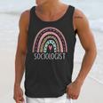 Sociologist Sociology Teacher Graduation Rainbow Unisex Tank Top