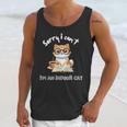 Sorry I Can't Indoor Cat Top For Introvert With Coffee Book For Men Women Kids Unisex Tank Top