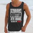 Straight Outta 4th Grade Graduation Class 2028 Fourth Grade Unisex Tank Top