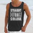 Straight Outta College Graduate Graduation 2025 Grad Men Unisex Tank Top
