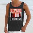 Straight Outta Fire AcademyShirt Firefighter Graduation Unisex Tank Top