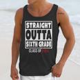 Straight Outta Sixth Grade Class Of 2024 Shirt Graduation Unisex Tank Top