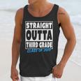 Straight Outta Third Grade Class Of 2019 Graduation Unisex Tank Top