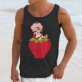 Strawberry Shortcake Sitting On Strawberry Retro Nostalgia Unisex Tank Top Strawberry Shortcake Sitting On Strawberry Retro Nostalgia Unisex Tank Top