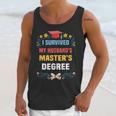 I Survived My Husband's Masters Degree Graduation Unisex Tank Top