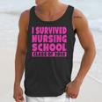 I Survived Nursing School Class Of 2018 Graduation Shirt Unisex Tank Top