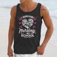I Survived Nursing School Class Of 2018 Graduation T-Shirt Unisex Tank Top