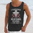 I Survived Nursing School LPN Class Of 2023 Nurse Graduation Unisex Tank Top