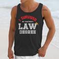 I Survived My Partner's Law Degree Graduation Shirt Unisex Tank Top
