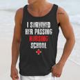 I Survived Her Passing Nursing School Graduation Unisex Tank Top