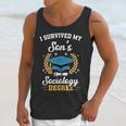 I Survived My Son's Sociology Degree Graduation Unisex Tank Top