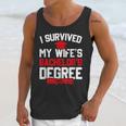 I Survived My Wife's Bachelor's Degree Graduation Unisex Tank Top