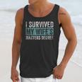 I Survived My Wife's Masters Degree Graduation Friends Unisex Tank Top