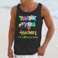 Thank You Teacher Appreciation Graduation Men Women Kids Unisex Tank Top