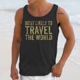 Travel Themed Graduation Tshirt Unisex Tank Top