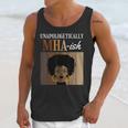 Unapologetically MHA-Ish Student Graduation Afro Unisex Tank Top