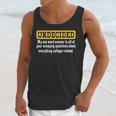 Undecided Collage Student Novelty Graduation Present Unisex Tank Top