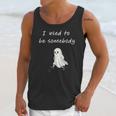I Used To Be Somebody Nostalgia Halloween Spooky Season Unisex Tank Top