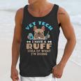 Vet Tech Veterinary Technician Graduation Ruff Idea Unisex Tank Top