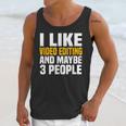 Video Editor Introvert Editing Production Filmmaking Job Unisex Tank Top Video Editor Introvert Editing Production Filmmaking Job Unisex Tank Top