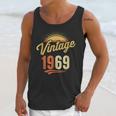Vintage 1969 Retro Era Badge For Nostalgia Fans Unisex Tank Top