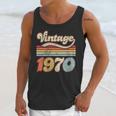 Vintage 1970 Birthday Retro Style 70's Born Nostalgia Outfit Unisex Tank Top