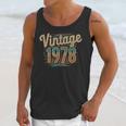 Vintage 1978 Retro Year Groovy 70s For Dad Nostalgia Unisex Tank Top Vintage 1978 Retro Year Groovy 70s For Dad Nostalgia Unisex Tank Top