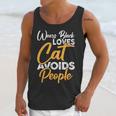 Wears Loves Cats Avoids People I Introvert Unisex Tank Top Wears Loves Cats Avoids People I Introvert Unisex Tank Top