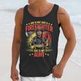 Woman Firefighter Aunt TiTi Auntie Black Graduation Unisex Tank Top