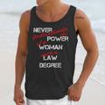 Woman Law Degree Graduation Diploma Party Unisex Tank Top