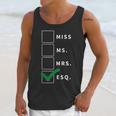 Woman Law School Lawyer Graduation Attorney Unisex Tank Top