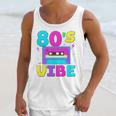80's Vibe Retro Style Cassette Tape Nostalgia 1980s Party Premium Tri-Blend Unisex Tank Top