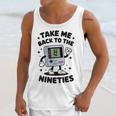 Take Me Back To The Nineties 90's Retro Gamer Nostalgia Unisex Tank Top