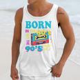 Born In The 80's But 90's Made Me Nostalgia Cassette Tape Premium Tri-Blend Unisex Tank Top