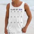 Class Of 2030 Graduation T-Shirt With Space For Handprints Unisex Tank Top