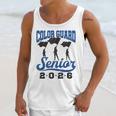 Color Guard Senior 2026 Flags Marching Band Graduation Grad Unisex Tank Top