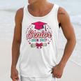 Coquette Pink Bow Senior 2026 2027 Graduation Unisex Tank Top