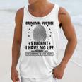 Criminal Justice School Degree Graduation Day Student Unisex Tank Top