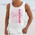 Cute Girls Women Class 2025 Graduation Senior Coquette Bow Unisex Tank Top