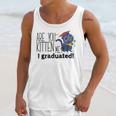 Cute Graduation Cat Masters High School T-Shirt For Men Women Kids Unisex Tank Top