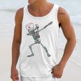 Dabbing Skeleton Nurse Halloween Graduation Unisex Tank Top